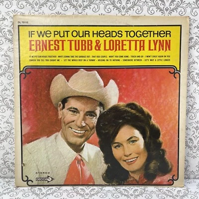 Music Vinyl Record Ernest Tubb & Loretta Lynn If We Put our Head Together Decca - Image 1 of 4