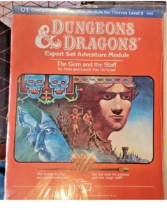 O1 The Gem and Staff Modul 1v1 Expert Thieves D&D Dungeons & Dragons TSR Sealed - Bild 1 von 8