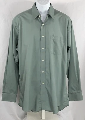Vintage Pierre Cardin Oxford shirt L green button up long sleeve 80 90s classic - Image 1 of 4