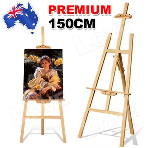 Wooden Easel Wood Artist Easels Display Stand Art Painting Canvas Tripod 150cm - Picture 1 of 10