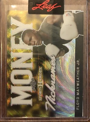 2018 Leaf Sports Heroes Floyd Money Mayweather Unsigned 1/1 Proof - Image 1 of 2