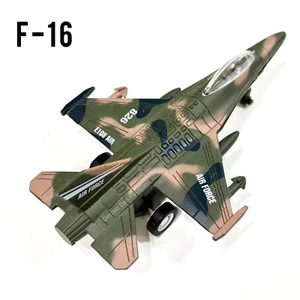 F-16 Fighter Metal (5 in) Jet with Lights, Sound & Pull Back Action - Picture 1 of 2