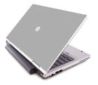 Autocollant housse de couvercle en vinyle gris argent pour ordinateur portable HP Elitebook 2560P