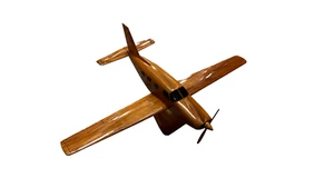 Modelo de madera de caoba Piper Malibu Mirage - Imagen 1 de 5