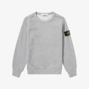 Stone Island Junior Crew Sweatshirt - Melange Grey size 8 - Picture 1 of 6