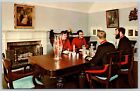 Postcard Ontario Kingston Old Fort Henry Guard Officers Mess Interior Fireplace
