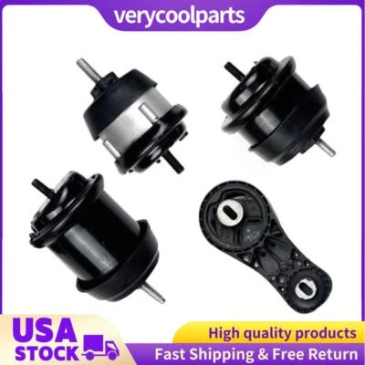 4PCS Motor & Trans Mount Set For 2009-2017 Chevy Traverse GMC Acadia 3.6L V6 A/T - Image 1 of 4