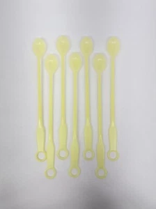 7 Vintage Tupperware Iced Tea Cocktail Spoon Swizzle Stick #181 NOS - Picture 1 of 3