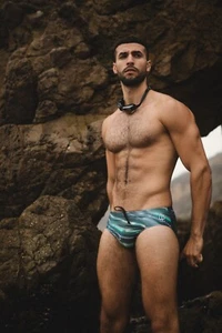 US MERMAN Diving Brief, Swim, Beach Mens Sizes 34 Bikini - Picture 1 of 5