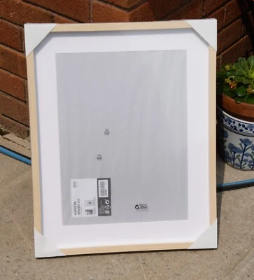 Ikea HOVSTA Wood Frame 40cm x 50cm 3cm thick, Light Real Wood, New never used - Image 1 of 4