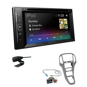 Pioneer AVH-A240BT Autoradio Bluetooth DVD per Opel Astra J dal 2009 grigio titanio - Foto 1 di 5