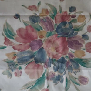 Vtg 5th Ave Designs Home Fabric by Kimiko Ikeda Pastel Pink, Blue Floral 11 yds - Picture 1 of 11