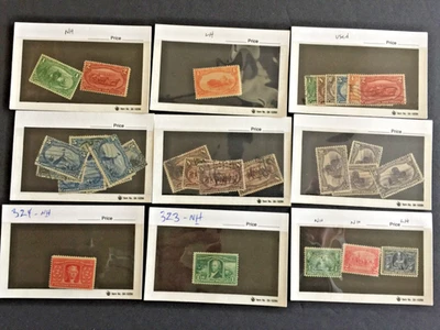 US STAMPS SC# 285-290 & 323, 324, 328-330 Trans-Mississippi, Louisiana Purchase - Image 1 of 4