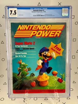 Nintendo Power #1 First Issue July/August 1988 - CGC 7.5 Subscription Edition - Image 1 of 3