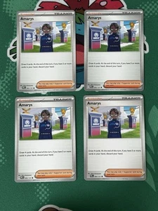 *PLAYSET* 4x Amarys 093/131 Pokémon Prismatic Evolutions *PACK FRESH* - Picture 1 of 1