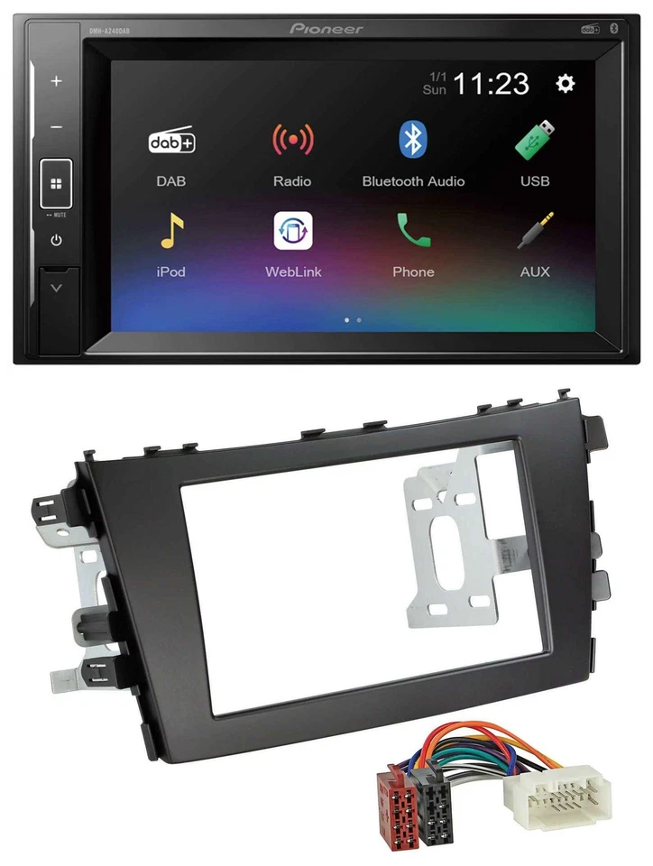 Pioneer DAB MP3 2DIN Bluetooth USB Autoradio für Suzuki Celerio LF ab 2014 - Bild 1 von 4