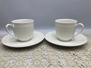 Mikasa Italian Countryside DD900 Kaffee Tee Tassen/Tassen & Untertassen 2er Set - Bild 1 von 4