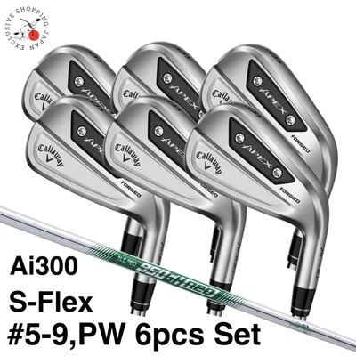 Callaway APEX Ai300 Iron Set #5-9, PW 6pcs N.S.PRO 950GH neo Steel Shaft S-flex - Image 1 of 4