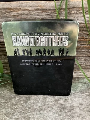 BAND OF BROTHERS Metal Box Set DVD -- Tom Hanks -- Steven Spielberg - Image 1 of 4
