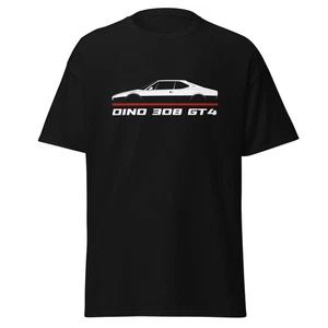 Camiseta Ferrari Dino 33.958 GT4 1973-1980 Sudadera con Capucha Cumpleaños Fans Coche - Imagen 1 de 1
