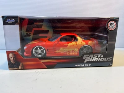 Mazda RX-7 1985 coche modelo diecast: escala 1/24, nuevo en caja por Jada Foto 1 de 4