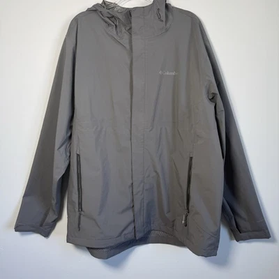 Chaqueta impermeable gris Columbia Watertight II Omni Tech para hombre talla XXL Foto 1 de 4