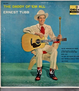 ERNEST TUBB on  LP  " THE DADDY OF THEM ALL " country - Picture 1 of 1