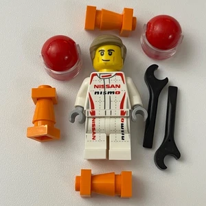 LEGO Nissan GT-R NISMO Driver Minifigure CITY Cars SPEED CHAMPIONS (2020) - Picture 1 of 2