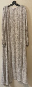 Buddy Love Women’s Long Western Duster Open Face Size M/L Sheer - Picture 1 of 9