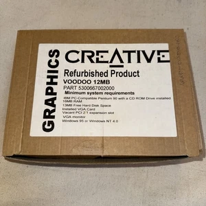 Carte graphique Creative Labs 3Dfx Voodoo 2 12 Mo PCI et câble de passage - Photo 1/8
