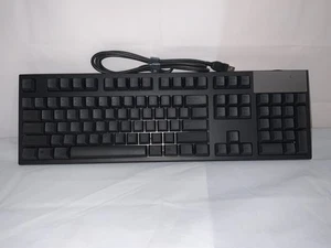 Topre REALFORCE R2-US5-BK 55g weight full-size 104 key black US layout keyboard - Imagen 1 de 13