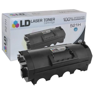 LD 52D1H00 521H Black Laser Toner Cartridge for Lexmark Printer - Picture 1 of 9