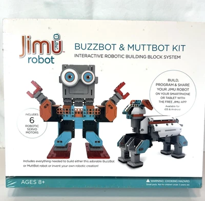 Jimu Robot Building Block System Interactive New Buzzbot Muttbot Kit 2016 - Image 1 of 4