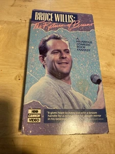 Bruce Willis The Return of Bruno VHS Video Rare - Imagen 1 de 3