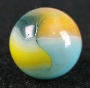 Vintage Marble - Vitro Tiger Eye 5/8" - Picture 1 of 5