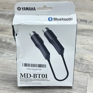 Yamaha MD-BT01 Wireless Bluetooth 5-Pin MIDI Adapter for Mac iOS iPhone - Picture 1 of 11