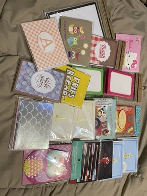 Huge Lot of over 130 Cards & Envelopes for Different Occasions. Thank You, etc - Image 1 of 4