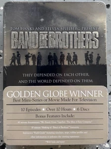 Band of Brothers (DVD, 2002, 6-Disc Box Set) Metal Tin Steelbook Case Sealed New - Picture 1 of 2
