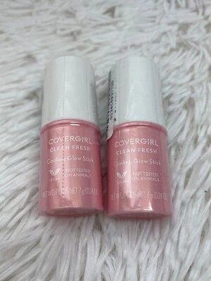 2 piezas ~ Covergirl Clean Fresh Cooling Glow Stick TAN CULPABLE 0,24 oz cada uno nuevo sellado Foto 1 de 2