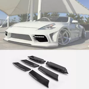 Kits de aletas de admisión ventiladas para parachoques delantero FRP estilo WBS para Nissan 370Z Z34 - Imagen 1 de 10