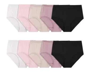 Fruit of the Loom Women Panties 100% Cotton Underwear Regular & Plus Size Color - Picture 1 of 11