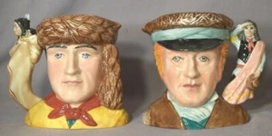 ROYAL DOULTON D7234 D7235 Pair of Character Jugs LEWIS & CLARK 2004 LE 1000 COA - Picture 1 of 12