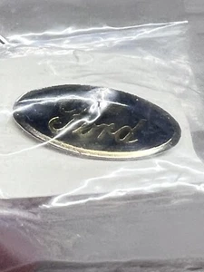 Ford Motor Company blau oval Miniatur Emaille Revers Hut Pin Abzeichen neu in Tasche #2 - Bild 1 von 5