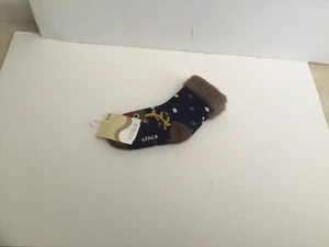 VENLA & VEIKKA Wool Blend REINDEER MOTIF Socks Size: 31-33 (EU) 13-2 (US) - Picture 1 of 6
