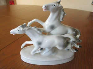 Porzellan Pferdegruppe Rosenthal Carl Scheidig - Bild 1 von 6