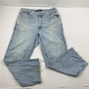 Vintage Structure Jeans Adult 34x29 Blue Grunge Y2K Baggy Thrashed Worn Faded  - Picture 1 of 19