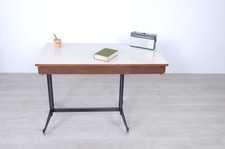 Tavolo industriale scrivania dattilo vintage ufficio tecnico formica design 1950