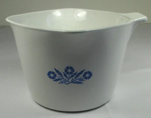 Corning Ware Blue Cornflower 1 qt Square Pan Pot Sauce Maker Vintage - Bild 1 von 9