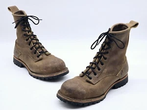 The Origin Leather 'Work Boot' 8 Inch Big LUG Men's Size 11D - Picture 1 of 13