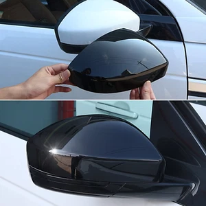 Left Wing Mirror Cover Cap Gloss Black For Range Rover Evoque Discovery Sport - Picture 1 of 6